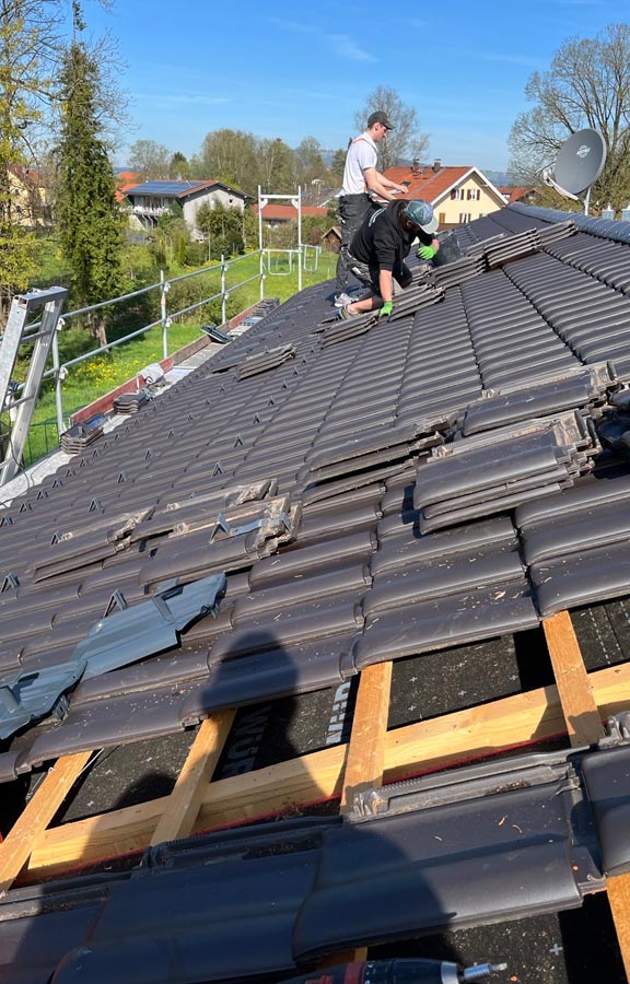 Montage PV Anlage Dach